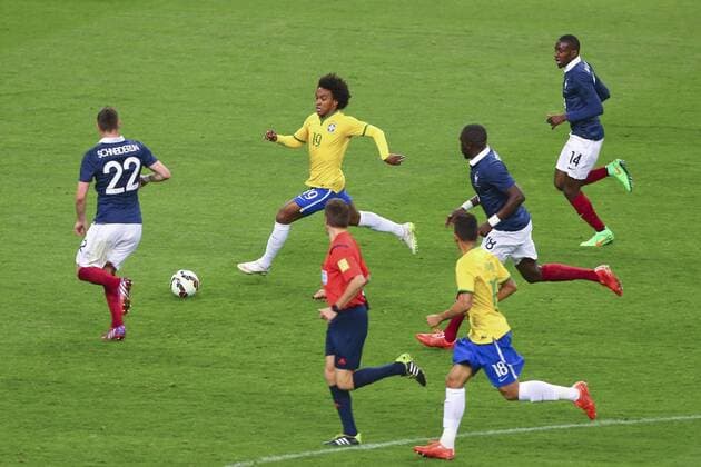 Willian (BRA) FOOTBALL : FRA vs BRA - 26 03 2015 GwendolineLeGoff 