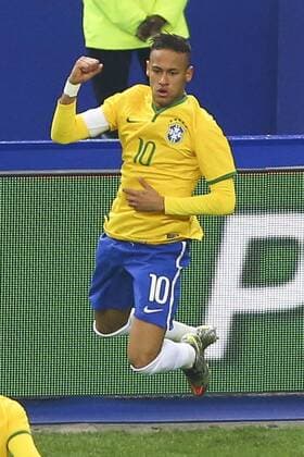 joie de Neymar (BRA) Frankreich - Brasilien 26 03 2015 GwendolineLeGoffx 