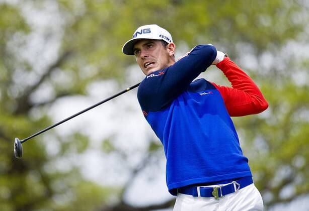 March 26, 2015: Billy Horschel Round 1 action Valero Texas Open at TPC San Antonio AT&T Oaks Course. San Antonio, Texas. PGA Golf Herren Golf 2015: Valero Texas Open MAR 26 - ZUMAc04_
