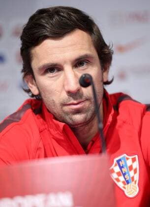 Croatian national football team press conference PK Pressekonferenz 27.03.2015., Zagreb, Maksimir - Konferencija za medije hrvatske nogometne reprezentacije uoci kvalifikacijske utakmice s Norveskom za Euro 2016. Darijo Srna.  IgorxKralj PIXSELL