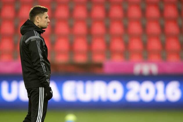 Coach of Latvia soccer team Marians Pahars pictured during the training prior to the qualification match Czech Republic vs Latvia for the European Championships in Prague, Czech Republic, March 27, 2015. (CTKxPhoto MichalxKamaryt) CTKPhotoP201503270781501  kmt 1