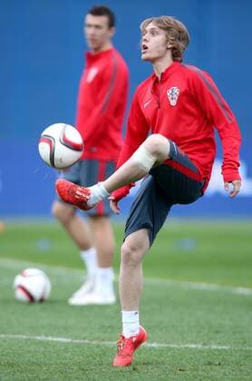 European Qualifiers - Croatia - Norway - Croatia training 27.03.2015., Zagreb, Croatia - Alen Halilovic of Croatia takes part in a training session ahead of their UEFA EURO EM Europameisterschaft Fussball 2016 qualifier against Norway.  IgorxKralj PIXSELL