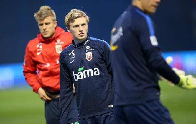 European Qualifiers - Croatia - Norway - Norway training 27.03.2015., Zagreb, Croatia - Norway players take part in a training session ahead of their UEFA EURO EM Europameisterschaft Fussball 2016 qualifier against Croatia.  IgorxKralj PIXSELL