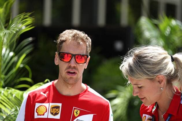 28.03.2015 - Sebastian Vettel (GER) Scuderia Ferrari SF15-T Malaysian Grand Prix, Sepang 26 - 29 March 2015 