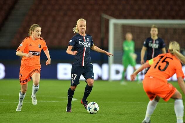 Caroline Seger (gla) FOOTBALL : Paris SG vs Glasgow City - Ligue des champions feminine - quart de finale retour- 28 03 2015 AnthonyBIBARD FEP Panoramic 