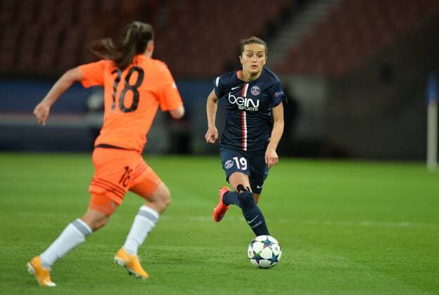 Fatmire Alushi (psg) FOOTBALL : Paris SG vs Glasgow City - Ligue des champions feminine - quart de finale retour- 28 03 2015 AnthonyBIBARD FEP Panoramic 