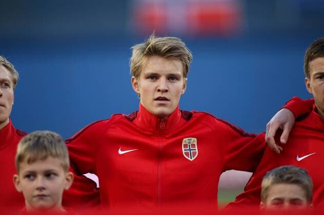 SOCCER - UEFA EURO EM Europameisterschaft Fussball 2016 quali, CRO vs NOR ZAGREB,CROATIA,28.MAR.15 - SOCCER - UEFA European Championship EM Europameisterschaft 2016, European Qualifiers, international match Länderspiel Croatia vs Norway. Image shows Martin Odegaard (NOR). GEPAxpictures xMaticxKlansek 
