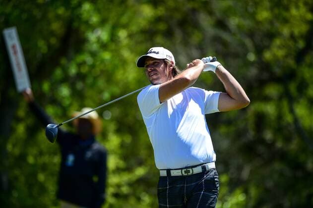 Mar 28, 2015- San Antonio, TX-- Aaron Baddeley during third round play of the Valero Texas Open at the AT&T Oaks Course, TPC San Antonio. AUTO: MAR 28 NASCAR Motorsport USA Sprint Cup Series - STP 500 - Practice Icon1503280252015 EDITORIAL USE ONLY