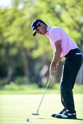 Mar 27, 2015- San Antonio, TX-- Billy Horschel during second round play of the Valero Texas Open at the AT&T Oaks Course, TPC San Antonio in San Antonio, Texas. GOLF: MAR 27 PGA Golf Herren - Valero Texas Open - Second Round Icon1503270252015 EDITORIAL USE ONLY