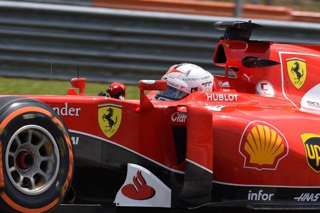 Sebastian Vettel, Scuderia Ferrari, formula 1 GP, Malaysia in Kuala Lumpur Sepang 29.03.2015 Photo:mspb Thomas Melzer Sebastian Vettel, formula 1 GP, Malaysia