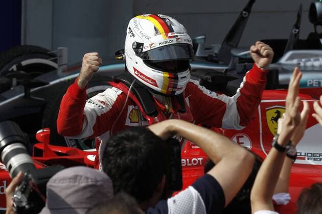 Motorsports: FIA Formula One World Championship WM Weltmeisterschaft 2015, Grand Prix of Malaysia, 5 Sebastian Vettel (GER, Scuderia Ferrari), xHOCHxZWEIx