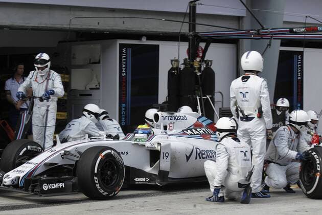 Motorsports: FIA Formula One World Championship WM Weltmeisterschaft 2015, Grand Prix of Malaysia, 19 Felipe Massa (BRA, Williams Martini Racing), xHOCHxZWEIx