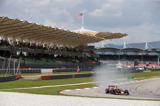 29.03.2015- Race, Daniil Kvyat (RUS) Red Bull Racing RB11 Malaysian Grand Prix, Sepang 26 - 29 March 2015 