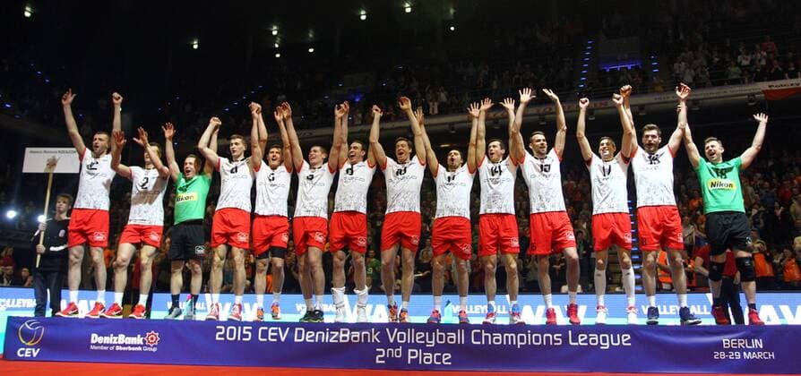 BERLIN , MAX-SCHMELING HALLE 29.03.2015 VOLLEYBALL MEN S CEV DENIZBANK CHAMPIONS LEAGUE FINAL FOUR THE FINAL GAME SEASON 2014 2015 2ND PLACE FOR ASSECO RESOVIA RZESZOW  150329MIN152