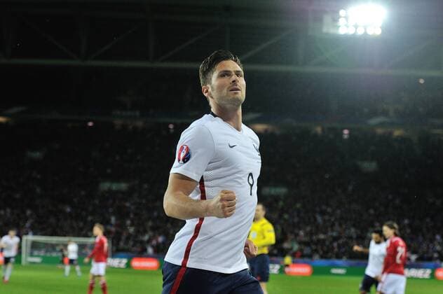 Jubel Olivier Giroud (france) FOOTBALL : France vs Danmark - 29 03 2015 FredericChambert 