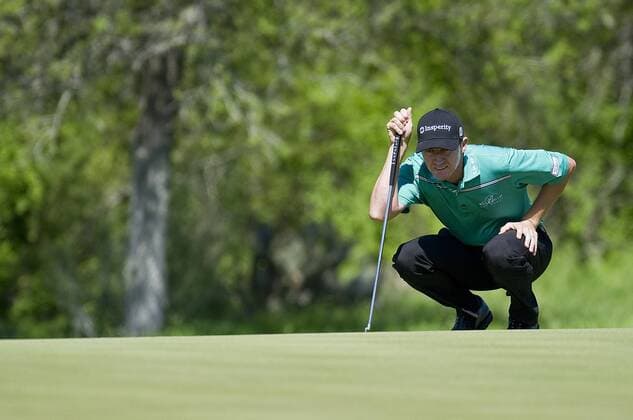 March 29, 2015: Jimmy Walker in action final round Valero Texas Open at TPC San Antonio AT&T Oaks Course. San Antonio, Texas. PGA Golf Herren Golf 2015: Valero Texas Open MAR 29 - ZUMAc04_