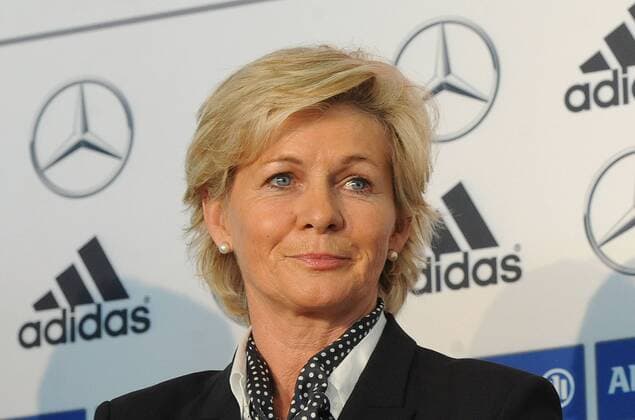 30.03.2015, xfux, Fussball, DFB Pressekonferenz Damen, v.l. Trainerin Silvia Neid (Deutschland)
