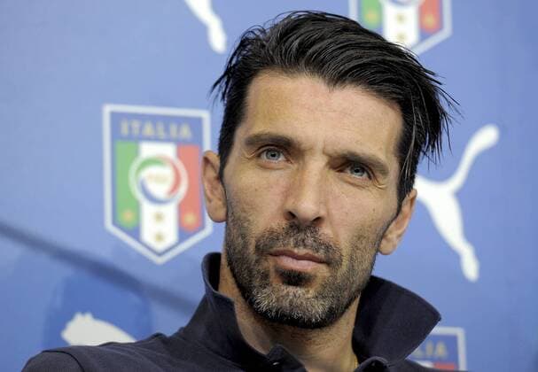Gianluigi Buffon -, Torino 30-03-2015, Juventus Stadium, Football Calcio 2014 2015, press conference PK Pressekonferenz , filippoxalfero