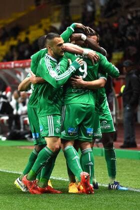 EQUIPE DE FOOTBALL DE SAINT ETIENNE - Yohan MOLLO (asse) FOOTBALL : Monaco vs Saint Etienne - Ligue 1 - 03 04 2015 FEP Panoramic 