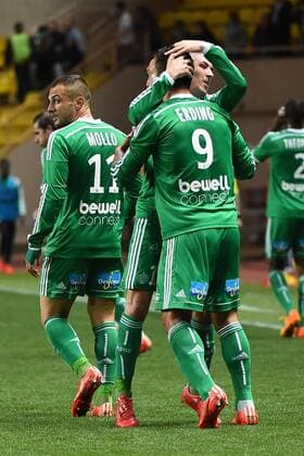 EQUIPE DE FOOTBALL DE SAINT ETIENNE - FABIEN LEMOINE (asse) - JOIE FOOTBALL : Monaco vs Saint Etienne - Ligue 1 - 03 04 2015 FEP Panoramic 
