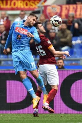 David Lopez Napoli, Miralem Pjanic Roma Roma 04-04-2015 Stadio Olimpico, Football Calcio Serie A AS Rom vs SSC Neapel andreaxstaccioli