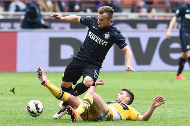 04.04.2015, Mailand - Serie A 2014 2015 - Inter Mailand - FC Parma - Xherdan Shaqiri, Andi Lila 