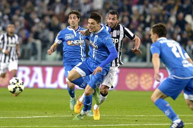 Federico Barba Empoli, Carlos Tevez Juventus - Torino, 04.04.2015 - Serie A 2014 2015 - Juventus Torino vs FC Empoli - filippoxalfero