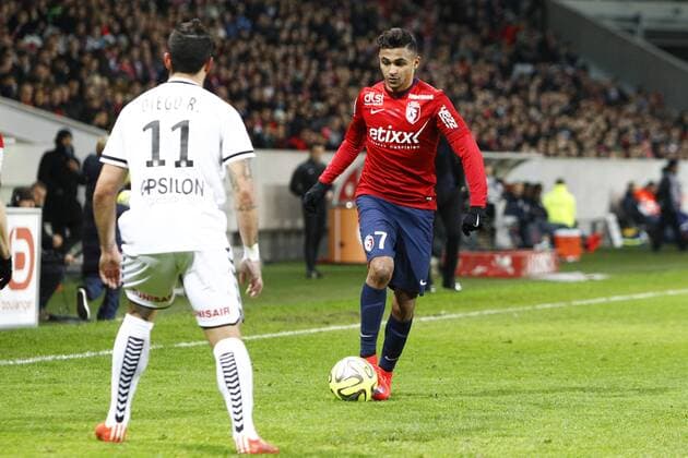 Sofiane Boufal (Lille) FOOTBALL : OSC Lille vs Stade Reims - Ligue 1 - 04 04 2015 - GwendolineLeGoff 