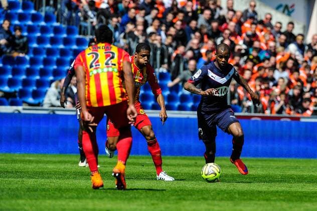 Diego Rolan (gir) FOOTBALL : Bordeaux vs Lens - 31eme journee de L1 - 05 04 2015 ThierryBreton Panoramic 
