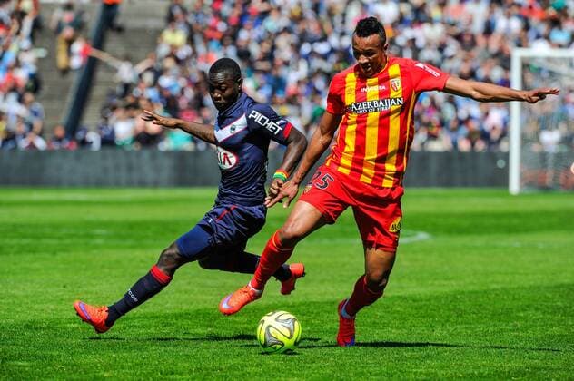 Jean Philippe Gbamin (rcl) FOOTBALL : Bordeaux vs Lens - 31eme journee de L1 - 05 04 2015 ThierryBreton Panoramic 
