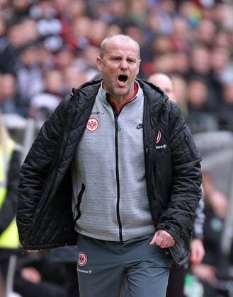 04.04.2015, xovx, Fussball 1.Bundesliga, Fussball 1.Bundesliga, Eintracht Frankfurt - Hannover 96, Trainer Thomas Schaaf (Eintracht Frankfurt) regt sich auf, Freisteller.