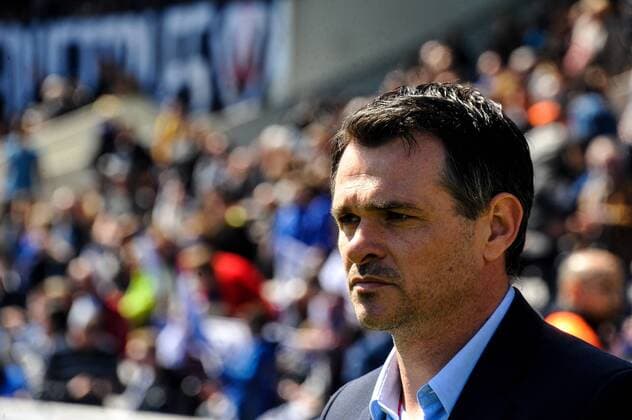 Willy Sagnol (gir) FOOTBALL : Bordeaux vs Lens - 31eme journee de L1 - 05 04 2015 ThierryBreton Panoramic 