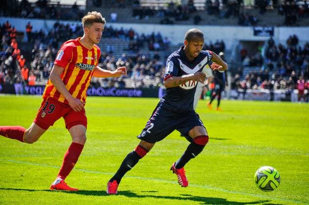 Mariano (gir) FOOTBALL : Bordeaux vs Lens - 31eme journee de L1 - 05 04 2015 ThierryBreton Panoramic 