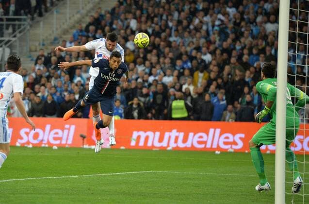 1er But Andre Pierre Gignac (om) FOOTBALL : Marseille vs Paris SG - Ligue 1 - 05 04 2015 AnthonyBIBARD FEP Panoramic 