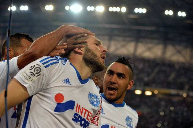 1er But Andre Pierre Gignac (om) FOOTBALL : Marseille vs Paris SG - Ligue 1 - 05 04 2015 AnthonyBIBARD FEP Panoramic 