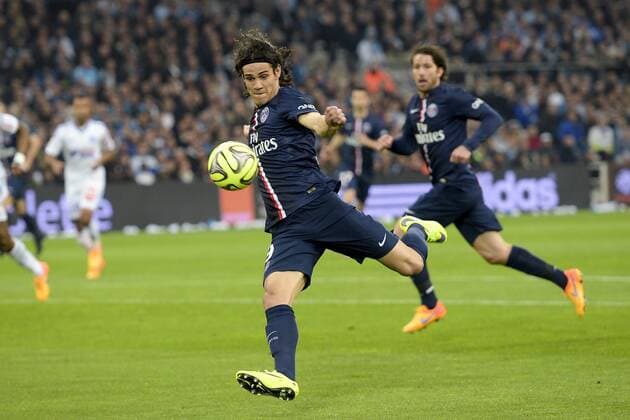 Edinson Cavani (PSG) FOOTBALL : OM vs PSG - Ligue 1 - 05 04 2015 JBAutissier Panoramic 
