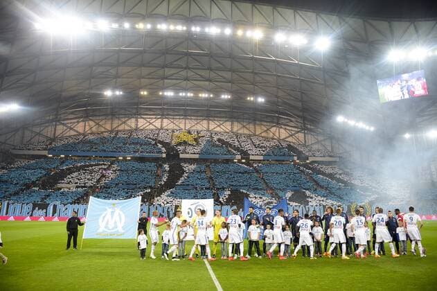 Fanchoreographie Olympique Marseille - Ligue 1 - 05 04 2015 JBAutissier 