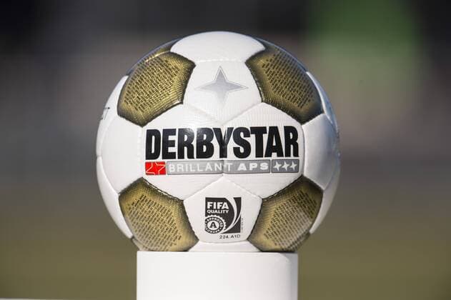 the ball of the match during the Jupiler League match March 8, 2015 in Groesbeek, The Netherlands Jupiler League 2014 2015 xVIxGerritxvanxKeulenxIVx 3635958