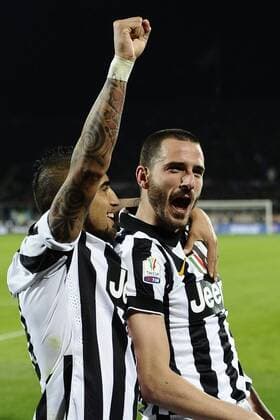 Florenz, 07.04.2015 - Coppa Italia 2014 2015 - ACF Fiorentina AC vs Juventus Turin - Leonardo Bonucci 