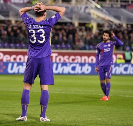 Mario Gomez, Mohamed Salah Fiorentina - Firenze, 07-04-2015 - Coppa Italia 2014 2015 - ACF Fiorentina AC - Juventus Torino - andreaxstaccioli