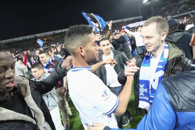AJ Auxerre Jubel Schlussjubel Coupe de France - 07 04 2015 StephanieGrossetetex 