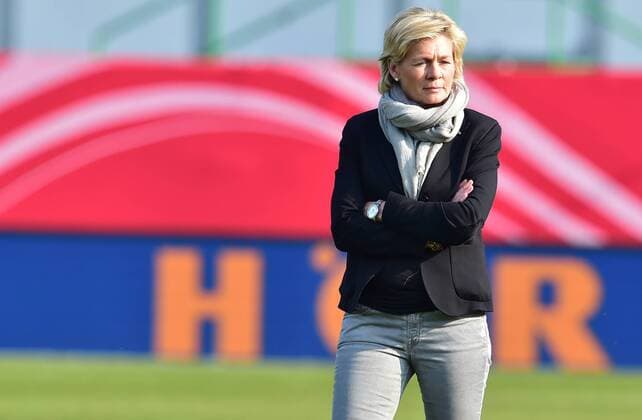 08.04.2015 - Frauen Damen Fussball - Länderspiel - Testspiel Freundschaftsspiel - Deutschland Germany - Brasilien Brazil - - Silvia Neid (Trainerin Deutschland )