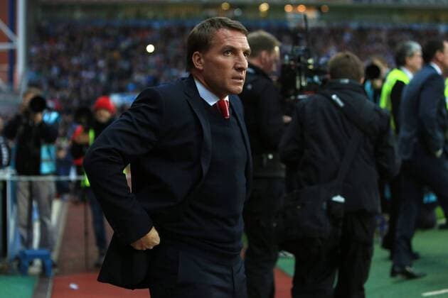 Manager of Liverpool, Brendan Rodgers - Blackburn Rovers vs. Liverpool - The FA Cup - Quarter Final replay - Ewood Park - Blackburn - 08 04 2015 Pic Philip Oldham Sportimage EDITORIAL USE ONLY. No use with unauthorised audio, video, data, fixture lists, club league logos or live services. Online in-match use limited to 120 images, no video emulation. No use in betting, games or single club league player publications.