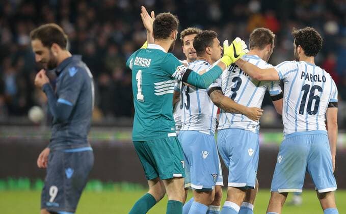 Gonzalo Higuain Napoli Coppa Italia Semifinale SSC Napoli - Lazio Rom cesarexpurini
