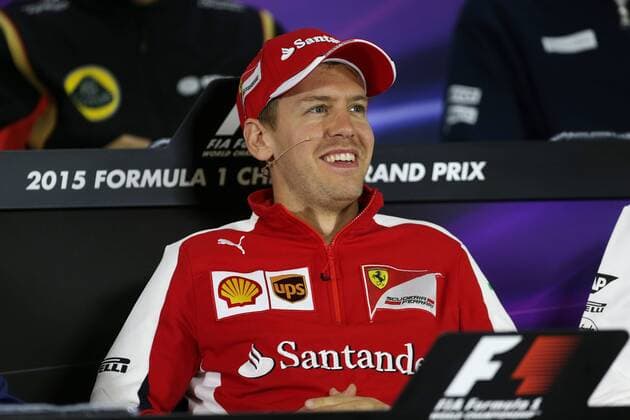 Motorsports: FIA Formula One World Championship WM Weltmeisterschaft 2015, Grand Prix of China, 5 Sebastian Vettel (GER, Scuderia Ferrari), xHOCHxZWEIx