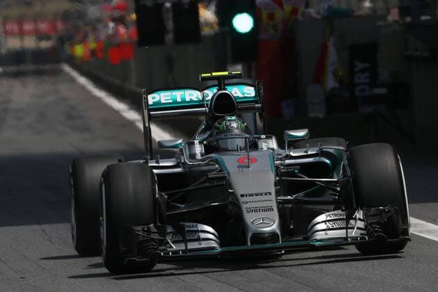 Motorsports: FIA Formula One World Championship WM Weltmeisterschaft 2015, Grand Prix of China, 6 Nico Rosberg (GER, Mercedes AMG Petronas Formula One Team), xHOCHxZWEIx
