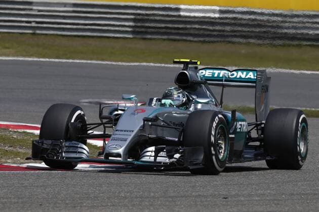 Motorsports: FIA Formula One World Championship WM Weltmeisterschaft 2015, Grand Prix of China, 6 Nico Rosberg (GER, Mercedes AMG Petronas Formula One Team), xHOCHxZWEIx