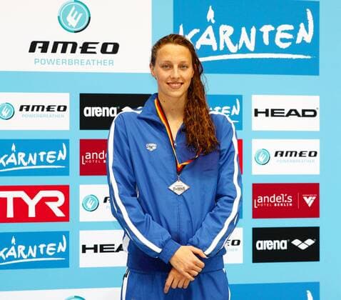 Leonie Antonia Beck (SV Würzburg 05) wurde Dritte über 1500-Meter Freistil, Deutsche Meisterschaften 2015, Schwimmen, 11.04.2015 EP_mht