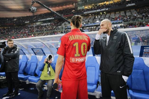 Zlatan Ibrahimovic (psg) FOOTBALL : SC Bastia vs Paris Saint Germain (PSG) - Finale Coupe de la Ligue - 11 04 2015 StephaneAllaman 
