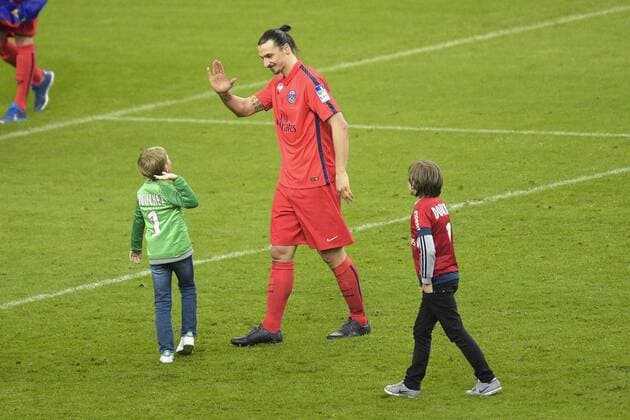 Zlatan Ibrahimovic (PSG) FOOTBALL : SC Bastia vs Paris Saint Germain (PSG) - Finale - Coupe de la ligue - 11 04 2015 JBAutissier 